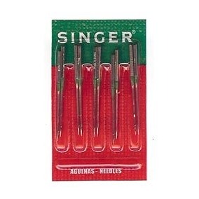 AGUJAS REMALLADORA SINGER 14U COD. 2053 - Nº 90 - TELAS NORMALES